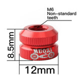 Maxbell Bike Vacuum Tire Law Mouth Nut Bicycle Tire Inner Tube Valve Caps Red