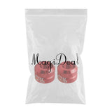 Maxbell Bike Vacuum Tire Law Mouth Nut Bicycle Tire Inner Tube Valve Caps Red
