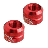 Maxbell Bike Vacuum Tire Law Mouth Nut Bicycle Tire Inner Tube Valve Caps Red