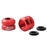 Maxbell Bike Vacuum Tire Law Mouth Nut Bicycle Tire Inner Tube Valve Caps Red