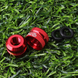 Maxbell Bike Vacuum Tire Law Mouth Nut Bicycle Tire Inner Tube Valve Caps Red