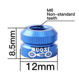 Maxbell Bike Vacuum Tire Law Mouth Nut Bicycle Tire Inner Tube Valve Caps Blue