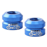 Maxbell Bike Vacuum Tire Law Mouth Nut Bicycle Tire Inner Tube Valve Caps Blue