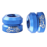 Maxbell Bike Vacuum Tire Law Mouth Nut Bicycle Tire Inner Tube Valve Caps Blue