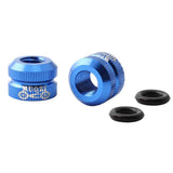 Maxbell Bike Vacuum Tire Law Mouth Nut Bicycle Tire Inner Tube Valve Caps Blue