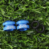 Maxbell Bike Vacuum Tire Law Mouth Nut Bicycle Tire Inner Tube Valve Caps Blue