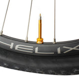 Maxbell Bike Vacuum Tire Law Mouth Nut Bicycle Tire Inner Tube Valve Caps Yellow