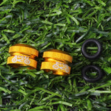 Maxbell Bike Vacuum Tire Law Mouth Nut Bicycle Tire Inner Tube Valve Caps Yellow