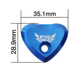Maxbell S Bike Safety Hook Anti-detachment Screw Balance Walker Nuts Heart Blue