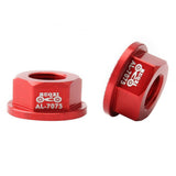 Maxbell Kids Bicycle Hubs Nut M10 Folding Balance Bike Wheel Hubs Axle Nuts Red