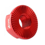 Maxbell Kids Bicycle Hubs Nut M10 Folding Balance Bike Wheel Hubs Axle Nuts Red
