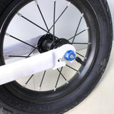 Maxbell Kids Bicycle Hubs Nut M10 Folding Balance Bike Wheel Hubs Axle Nuts Blue