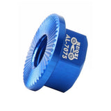 Maxbell Kids Bicycle Hubs Nut M10 Folding Balance Bike Wheel Hubs Axle Nuts Blue