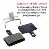 Maxbell 4 Pair Bicycle Bike Disc Brake Pads Caliper Semi-Metal Resin Bike Components
