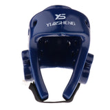 Max Martial Head Protection Face Mask Karate Kung Fu Taekwondo Helmet Blue M