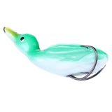 Maxbell 2pcs Floating Duck Lure 10.5cm Bass Bait Fishing Tackle Green