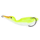 Maxbell 2pcs Floating Duck Lure 10.5cm Bass Bait Fishing Tackle Fluorescent Yellow