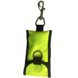 Maxbell Scuba Diving Single Reef Drift Hook Webbing Bolt Clip & Storage Bag Green