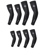 Maxbell Unti-UV Sun Protection Cooling Arm Sleeves Covers for Outdoor Sport Black S