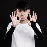 Maxbell Unti-UV Sun Protection Cooling Arm Sleeves Covers for Outdoor Sport Black S