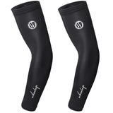 Maxbell Unti-UV Sun Protection Cooling Arm Sleeves Covers for Outdoor Sport Black S