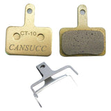 Maxbell Mountain Bike Copper Base Disc Brake Pads Sintered Mechanical Plates CT-10