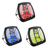 Maxbell Portable Golf Chipping Net Golfing Target Net Bag for Practice Black Blue