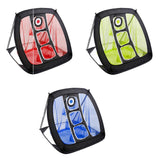 Maxbell Portable Golf Chipping Net Golfing Target Net Bag for Practice Black Blue