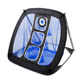 Maxbell Portable Golf Chipping Net Golfing Target Net Bag for Practice Black Blue