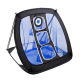 Maxbell Portable Golf Chipping Net Golfing Target Net Bag for Practice Black Blue