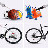 Maxbell Portable Bike Mini Pump with Gauge 160 psi Presta Schrader Dual Valve Pump