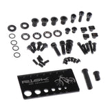 Maxbell 49Pcs/set Titanium Bicycle Screw Bolts For UT R8000 Bike Derailleur Black