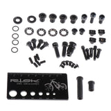 Maxbell 49Pcs/set Titanium Bicycle Screw Bolts For UT R8000 Bike Derailleur Black