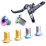 Maxbell 2 Titanium Bicycle Hydraulic Brake Cylinder Bolts Oil Disc Lid Screw Rainbow