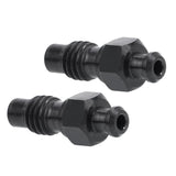 Maxbell 2Pcs Bike Hydraulic Disc Brake Exhaust Bolt Clip Filling Oil Screw Black