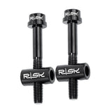 Maxbell Mountain Bike Seatpost Screw Saddle Pipe Head Fixed Screw Black 30mm