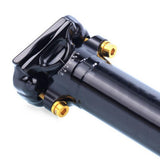 Maxbell Mountain Bike Seatpost Screw Saddle Pipe Head Fixed Screw Golden 30mm