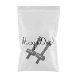 Maxbell Mountain Bike Seatpost Screw Saddle Pipe Head Fixed Screw Black 40mm