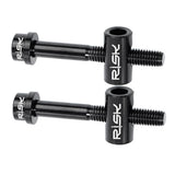 Maxbell Mountain Bike Seatpost Screw Saddle Pipe Head Fixed Screw Black 40mm