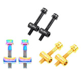 Maxbell Mountain Bike Seatpost Screw Saddle Pipe Head Fixed Screw Black 40mm