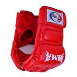 Maxbell Boxing Training Gloves Taekwondo MMA Punching Martial Half Finger Mitts Red