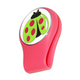 Maxbell Magnetic Golf Hat Clip Golf Ball Marker with Detachable Pattern Plate Pink