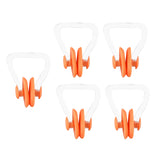 Maxbell Non-slip Soft Silicone Nose Clip Plug Nose Protector for Swimming   Orange