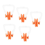 Maxbell Non-slip Soft Silicone Nose Clip Plug Nose Protector for Swimming   Orange