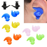 Maxbell Swimming Ear Plug Silicone Ears Plugs Hearing Protector with Case Black