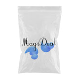 Maxbell Swimming Ear Plug Silicone Ears Plugs Hearing Protector with Case Blue