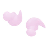 Maxbell Swimming Ear Plug Silicone Ears Plugs Hearing Protector with Case Pink