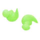 Maxbell Swimming Ear Plug Silicone Ears Plugs Hearing Protector with Case Green