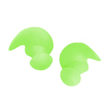 Maxbell Swimming Ear Plug Silicone Ears Plugs Hearing Protector with Case Green