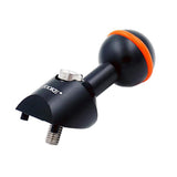 Maxbell Underwater Dive Flashlight Mount Bracket Strobe Arm Adapter Ball Mount Black
